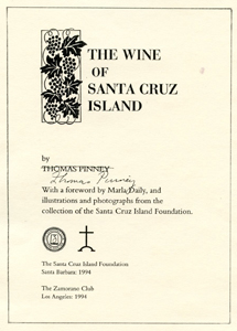 The Wine of Santa Cruz Island